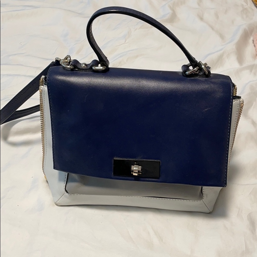 Kate Spade leather top handle bag w/strap